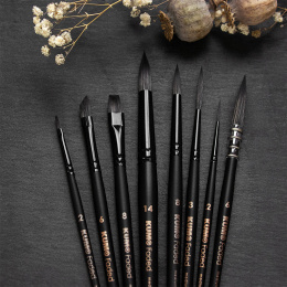 Pensel Faded Round 6 i gruppen Kunstnerartikler / Pensler / Akvarelpensler hos Pen Store (137041)