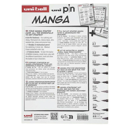 Pin Fine Line Manga Set i gruppen Penne / Kunstnerpenne / Fineliners hos Pen Store (137083)