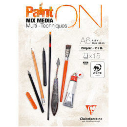 Paint'ON Multi-Techniques A6 i gruppen Papir & Blokke / Kunstnerblokke / Mixed media-blokke hos Pen Store (137086)