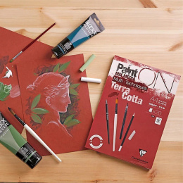 Paint'ON Multi-Techniques Terracotta A3 i gruppen Papir & Blokke / Kunstnerblokke / Mixed media-blokke hos Pen Store (137089)