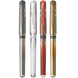 Signo Broad UM-153 Gel 4-sæt i gruppen Penne / Skrive / Gelpenne hos Pen Store (137113)