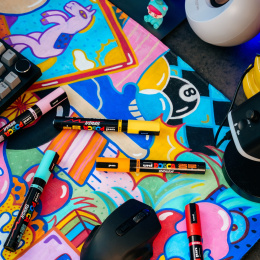 Posca Brush Standing Sæt i gruppen Penne / Kunstnerpenne / Illustrationmarkers hos Pen Store (137115)