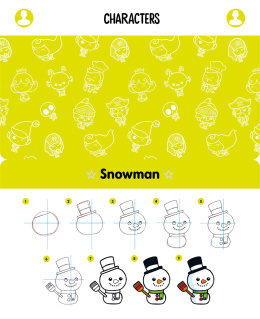 Kawaii Cute and Easy Drawing Deck i gruppen Hobby & Kreativitet / Bøger / Instruktionsbøger hos Pen Store (137175)