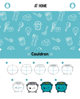 Kawaii Cute and Easy Drawing Deck i gruppen Hobby & Kreativitet / Bøger / Instruktionsbøger hos Pen Store (137175)