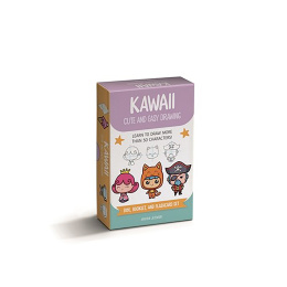 Kawaii Cute and Easy Drawing Deck i gruppen Hobby & Kreativitet / Bøger / Instruktionsbøger hos Pen Store (137175)