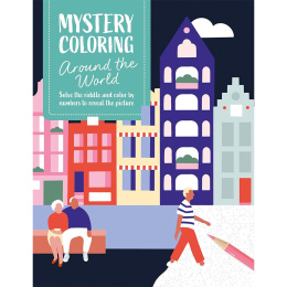 Mystery Coloring Around the World i gruppen Hobby & Kreativitet / Bøger / Malebøger til voksne hos Pen Store (137179)
