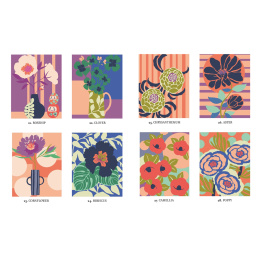 Mystery Coloring Flowers i gruppen Hobby & Kreativitet / Bøger / Malebøger til voksne hos Pen Store (137180)