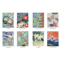 Mystery Coloring Japan i gruppen Hobby & Kreativitet / Bøger / Malebøger til voksne hos Pen Store (137181)