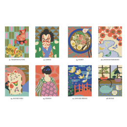 Mystery Coloring Japan i gruppen Hobby & Kreativitet / Bøger / Malebøger til voksne hos Pen Store (137181)