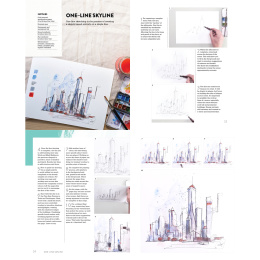 Sketching in the City i gruppen Hobby & Kreativitet / Bøger / Inspirationsbøger hos Pen Store (137185)