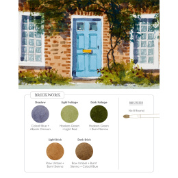 Watercolor Mixing Deck: Architecture i gruppen Hobby & Kreativitet / Bøger / Instruktionsbøger hos Pen Store (137193)