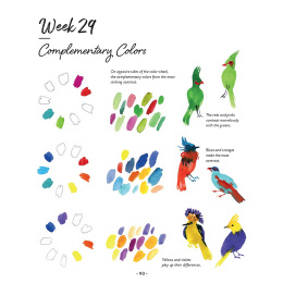 A Beginner's Year of Watercolor i gruppen Hobby & Kreativitet / Bøger / Instruktionsbøger hos Pen Store (137195)