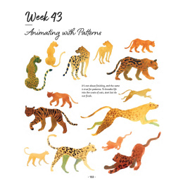 A Beginner's Year of Watercolor i gruppen Hobby & Kreativitet / Bøger / Instruktionsbøger hos Pen Store (137195)