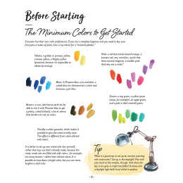 A Beginner's Year of Watercolor i gruppen Hobby & Kreativitet / Bøger / Instruktionsbøger hos Pen Store (137195)