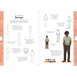 10 Step Drawing: Figures i gruppen Hobby & Kreativitet / Bøger / Instruktionsbøger hos Pen Store (137197)