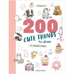 200 Cute Things to Draw i gruppen Hobby & Kreativitet / Bøger / Instruktionsbøger hos Pen Store (137199)