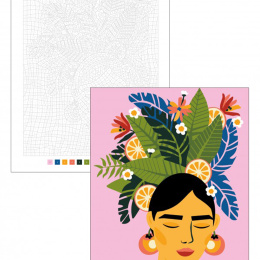 Color by Numbers: Flowers i gruppen Hobby & Kreativitet / Bøger / Malebøger til voksne hos Pen Store (137205)