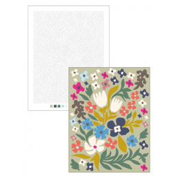 Color by Numbers: Flowers i gruppen Hobby & Kreativitet / Bøger / Malebøger til voksne hos Pen Store (137205)
