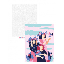 Color by Numbers: Flowers i gruppen Hobby & Kreativitet / Bøger / Malebøger til voksne hos Pen Store (137205)