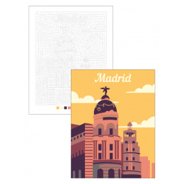 Color by Numbers: Travel i gruppen Hobby & Kreativitet / Bøger / Malebøger til voksne hos Pen Store (137207)