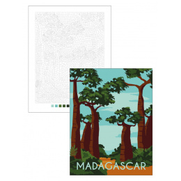 Color by Numbers: Travel i gruppen Hobby & Kreativitet / Bøger / Malebøger til voksne hos Pen Store (137207)