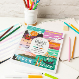 Color by Numbers: Travel i gruppen Hobby & Kreativitet / Bøger / Malebøger til voksne hos Pen Store (137207)