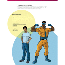 Comic Art Superheroes i gruppen Hobby & Kreativitet / Bøger / Instruktionsbøger hos Pen Store (137208)
