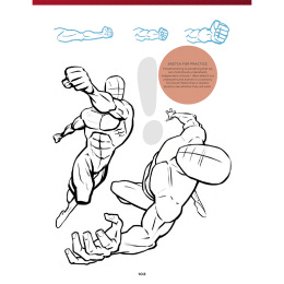 Comic Art Superheroes i gruppen Hobby & Kreativitet / Bøger / Instruktionsbøger hos Pen Store (137208)