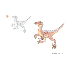 Draw 30: Dinosaurs i gruppen Hobby & Kreativitet / Bøger / Instruktionsbøger hos Pen Store (137212)
