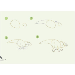 Draw 30: Dinosaurs i gruppen Hobby & Kreativitet / Bøger / Instruktionsbøger hos Pen Store (137212)