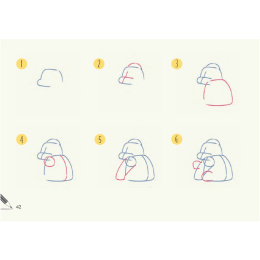 Draw 30: Kawaii Animals i gruppen Hobby & Kreativitet / Bøger / Instruktionsbøger hos Pen Store (137216)