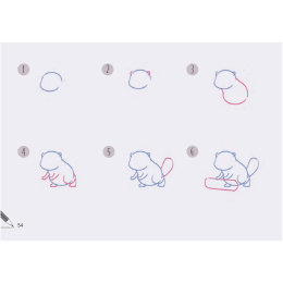 Draw 30: Kawaii Animals i gruppen Hobby & Kreativitet / Bøger / Instruktionsbøger hos Pen Store (137216)