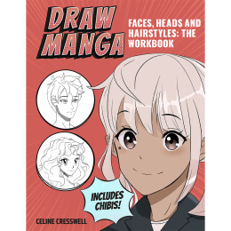 Draw Manga Faces, Heads and Hairstyles i gruppen Hobby & Kreativitet / Bøger / Instruktionsbøger hos Pen Store (137217)