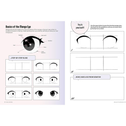 Draw Manga Faces, Heads and Hairstyles i gruppen Hobby & Kreativitet / Bøger / Instruktionsbøger hos Pen Store (137217)