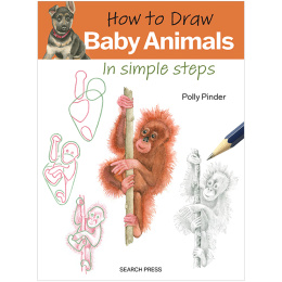 How to Draw: Baby Animals i gruppen Hobby & Kreativitet / Bøger / Instruktionsbøger hos Pen Store (137223)