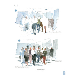 Paint 50: Watercolour Figures i gruppen Hobby & Kreativitet / Bøger / Instruktionsbøger hos Pen Store (137228)