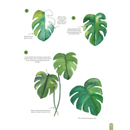 Paint 50: Watercolour Nature i gruppen Hobby & Kreativitet / Bøger / Instruktionsbøger hos Pen Store (137229)