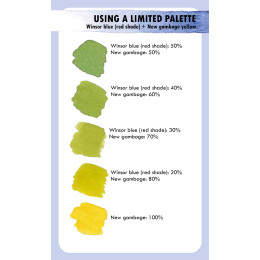 The Artist's Colour Mixing Card Deck - Watercolour i gruppen Hobby & Kreativitet / Bøger / Instruktionsbøger hos Pen Store (137233)