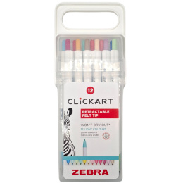 Clickart Light Colors 12-pak i gruppen Penne / Mærkning og kontor / Markeringspenne hos Pen Store (137261)
