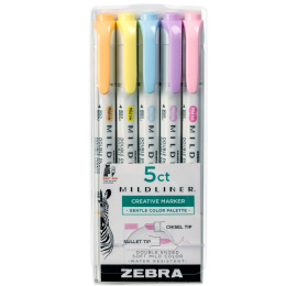 Mildliner 5-pak Gentle  i gruppen Penne / Kunstnerpenne / Illustrationmarkers hos Pen Store (137262)