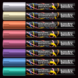 Marker Metallic 8-sæt i gruppen Penne / Kunstnerpenne / Akrylmarkers hos Pen Store (137373)