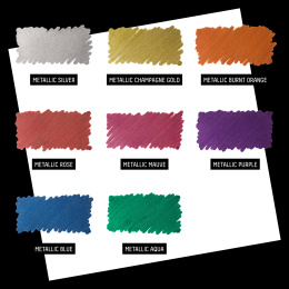 Marker Metallic 8-sæt i gruppen Penne / Kunstnerpenne / Akrylmarkers hos Pen Store (137373)