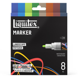 Marker Landscape 8-sæt i gruppen Penne / Kunstnerpenne / Akrylmarkers hos Pen Store (137374)