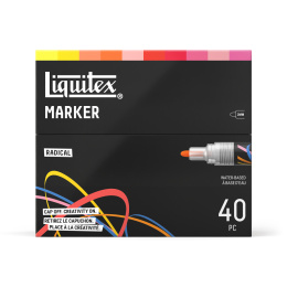 Marker Radical 40-set i gruppen Penne / Kunstnerpenne / Akrylmarkers hos Pen Store (137376)