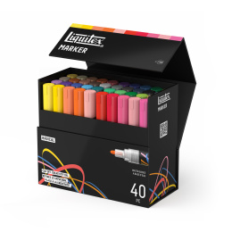 Marker Radical 40-set i gruppen Penne / Kunstnerpenne / Akrylmarkers hos Pen Store (137376)