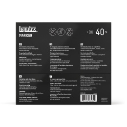 Marker Radical 40-set i gruppen Penne / Kunstnerpenne / Akrylmarkers hos Pen Store (137376)