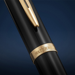 Impression Black/Gold Fyldepen i gruppen Penne / Fine Writing / Fyldepenne hos Pen Store (137392_r)