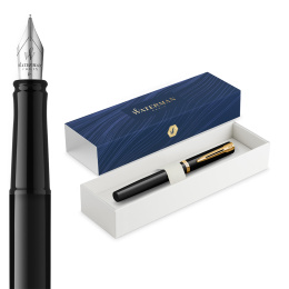 Impression Black/Gold Fyldepen i gruppen Penne / Fine Writing / Fyldepenne hos Pen Store (137392_r)
