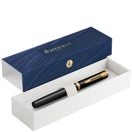 Impression Black/Gold Fyldepen i gruppen Penne / Fine Writing / Fyldepenne hos Pen Store (137392_r)