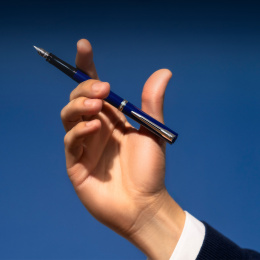 Impression Blue/Palladium Fyldepen i gruppen Penne / Fine Writing / Fyldepenne hos Pen Store (137395_r)